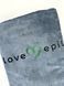 Махрові пледи з логотипом "Love epil" велюр / махра 100х200 ББП5 фото 2