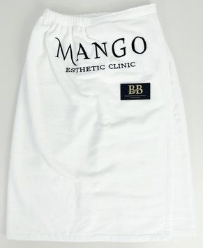 Жіночий сарафан (парео) з логотипом "Mango" велюр / махра ББС2 фото