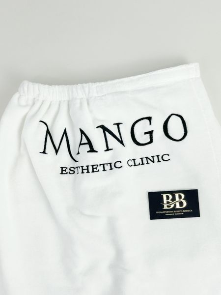 Жіночий сарафан (парео) з логотипом "Mango" велюр / махра ББС2 фото