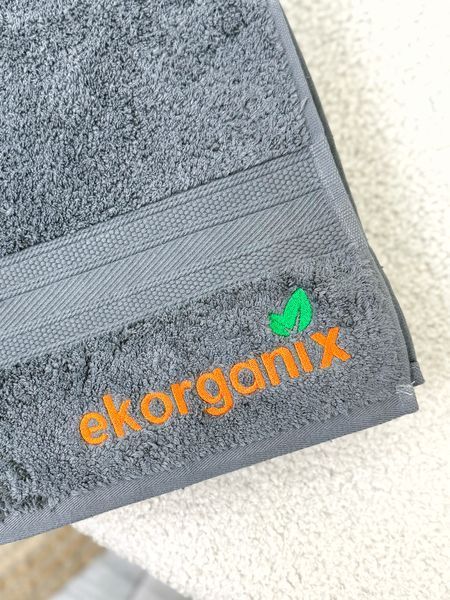 Махрові банні рушники з логотипом корпоративні EKORGANIX 400 г/м2 ББКК4 фото